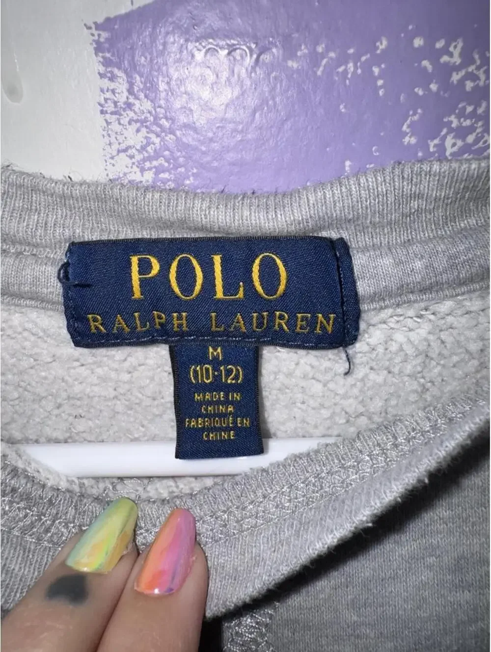 Polo Ralph Lauren Kid's Grey Sweatshirt